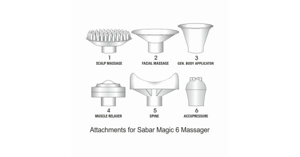 Magic 6 Body Massager - M-6